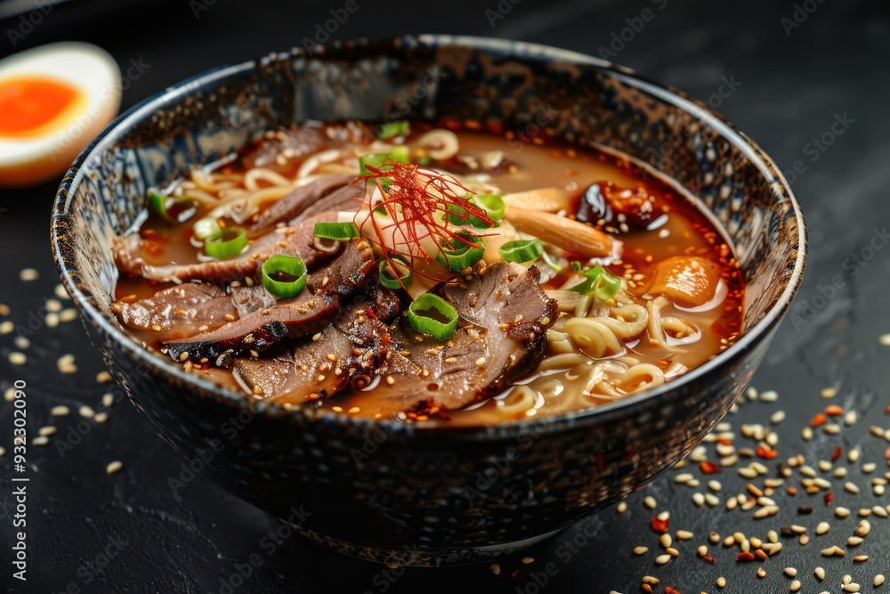 Delicious Bowl of Ramen Noodles Delicious Bowl of Ramen Noodles