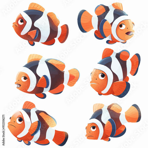 Vector Clownfish simple and minima