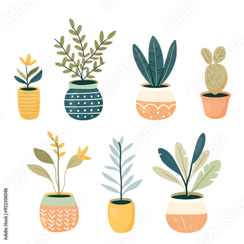 Vector Plant Marker simple and min