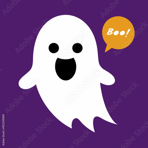 chibi halloween ghost boo, cute ghost saying boo, kawaii ghost boo, chibi ghost with boo text, halloween ghost boo vector, ghost cartoon boo, chibi ghost illustration boo, spooky chibi ghost boo, ghos