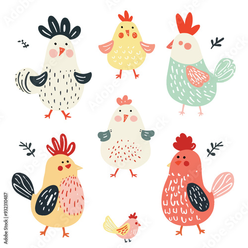 Vector Chicken Tender simple and m
