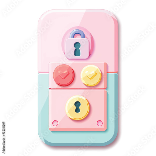 Vector Login Icon simple and minim