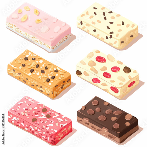 Vector Granola Bar simple and mini