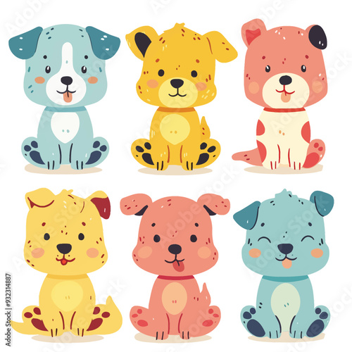 Wallpaper Mural Vector Cerberus simple and minimal Torontodigital.ca