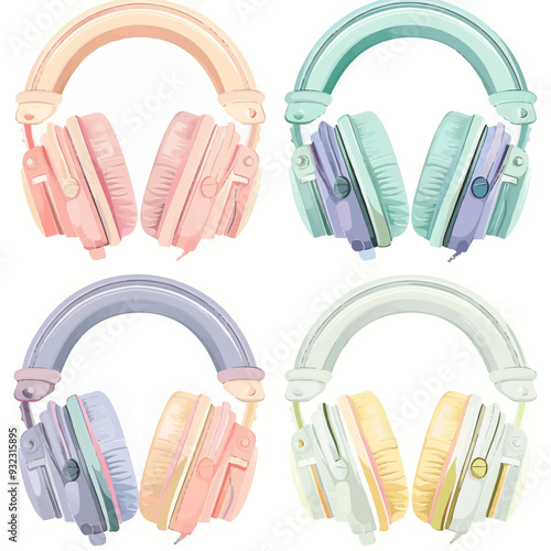 Vector Headphones simple and minim