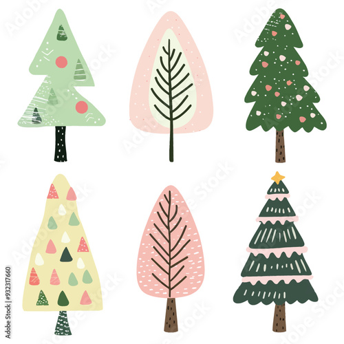 Vector Pine Tree simple and minima