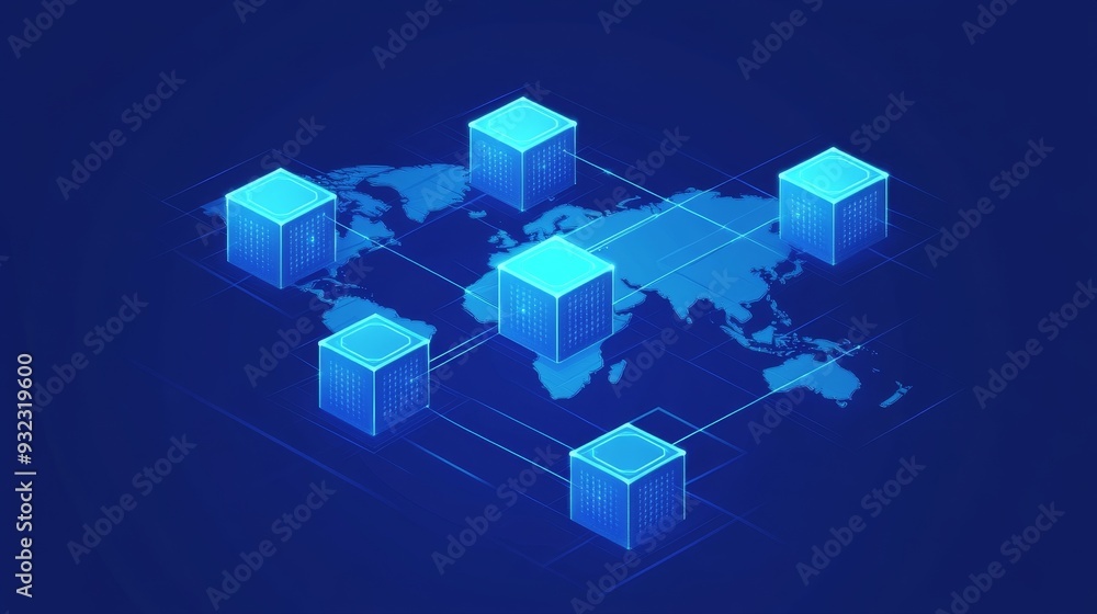 A blue and green image of the world with a lot of lines connecting it A blue and green image of the world with a lot of lines connecting it