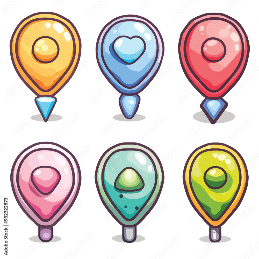 Vector Location Pin Icon simple an Vector Location Pin Icon simple an
