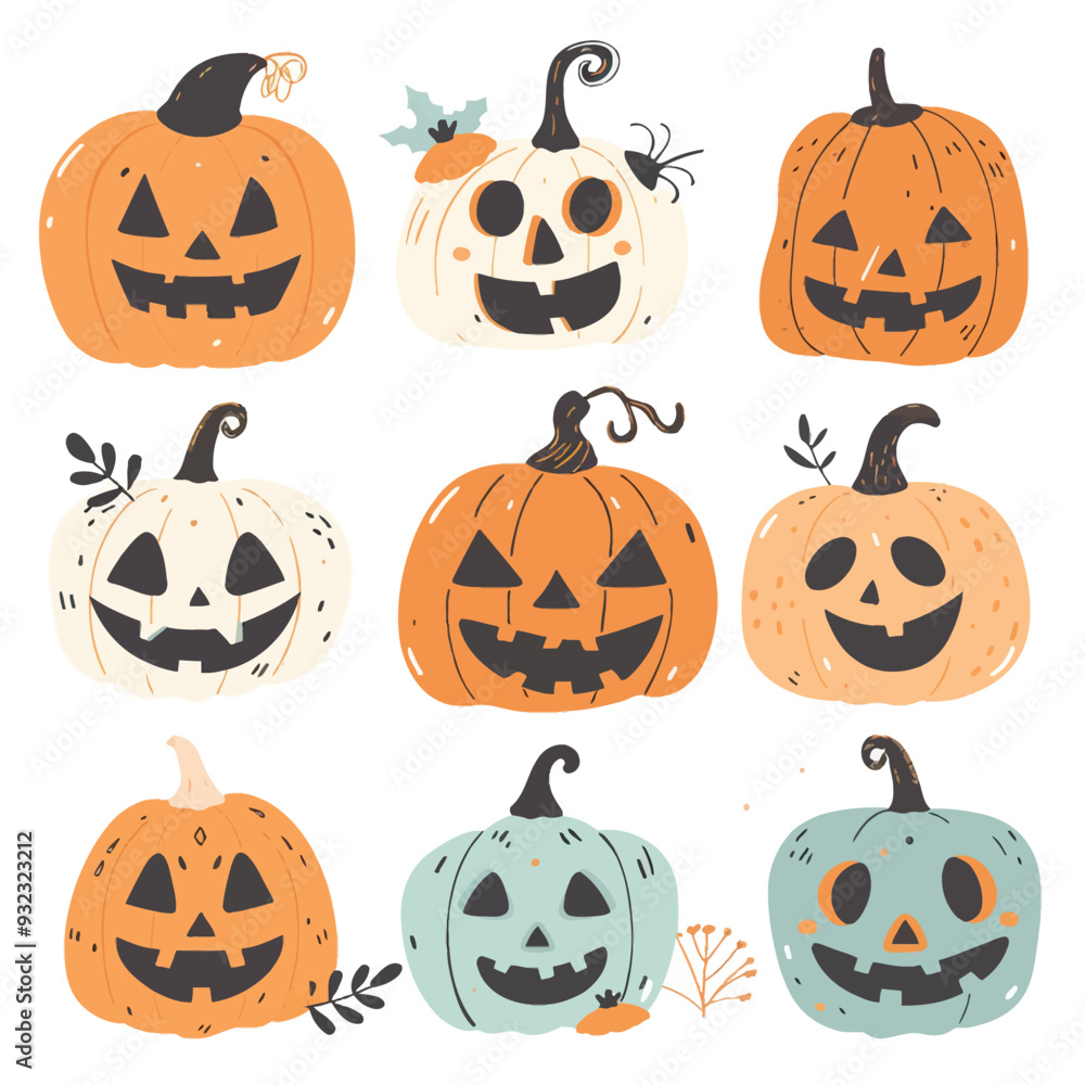 Vector Jack-o-Lantern simple and m Vector Jack-o-Lantern simple and m
