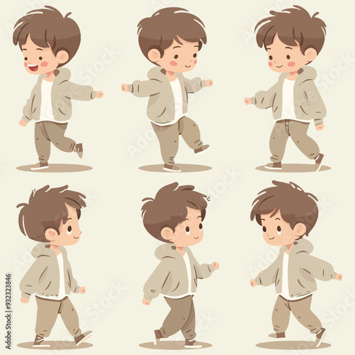 Vector Boy Moving simple and minim