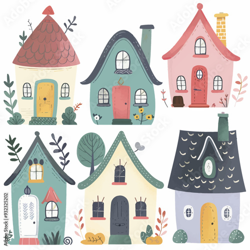 Vector Caretakers Cottage simple a