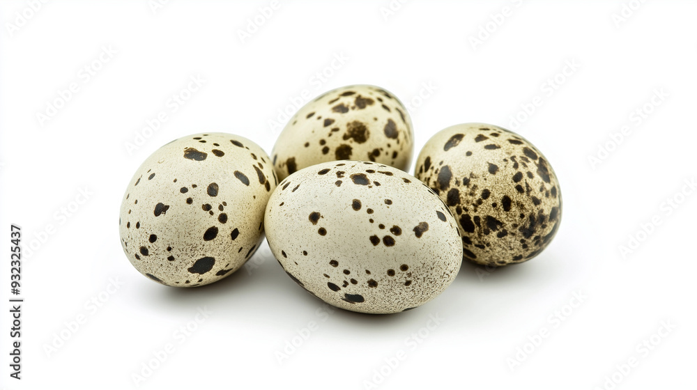 quail eggs isolated on white background quail eggs isolated on white background