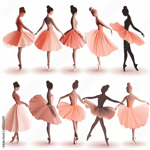 Vector Ballerina simple and minima