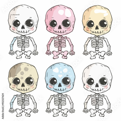 Vector Skeletons simple and minima