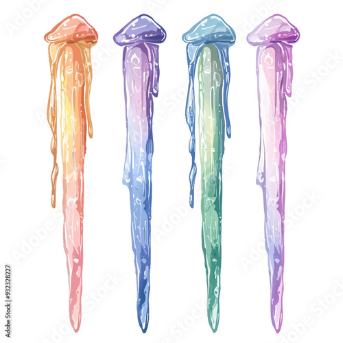 Vector Icicle simple and minimalis