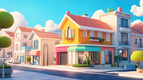 3D Cartoon Real Estate Adventure