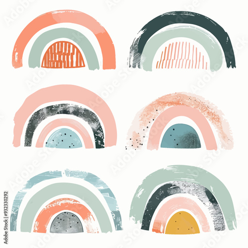 Vector Semicircle simple and minim