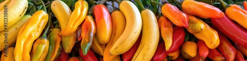 Banana peppers are used in numerous recipes. photo