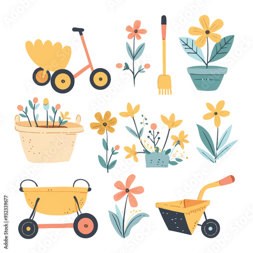 Vector Plow simple and minimalist