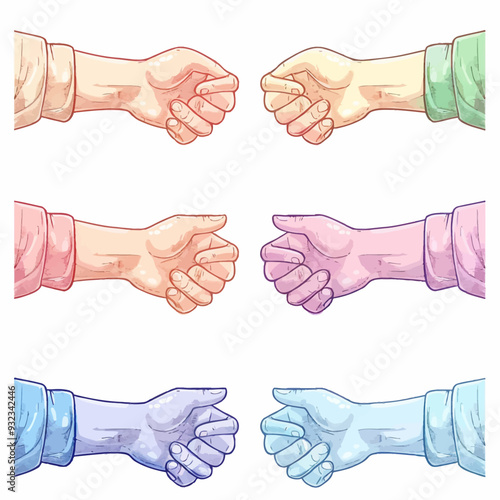 Vector Handshake simple and minima