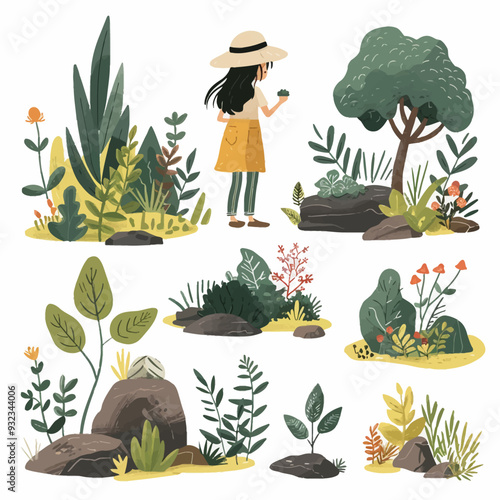Vector Landscaper simple and minim