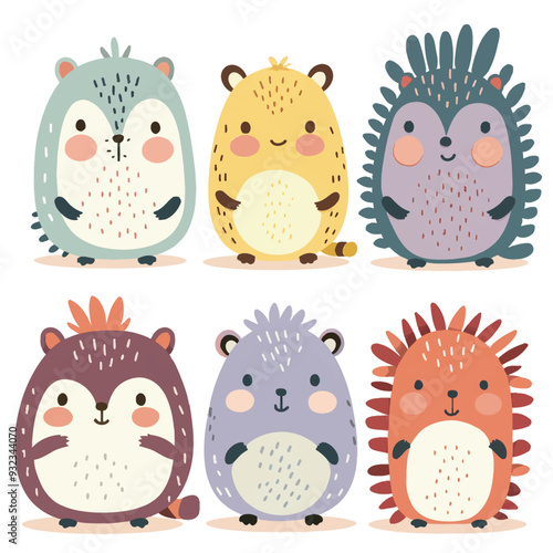Vector Porcupine simple and minima