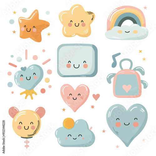 Vector Attachment Icon simple and