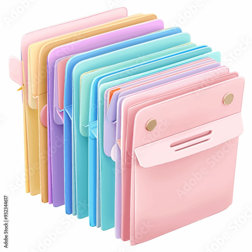Vector File Folder simple and mini