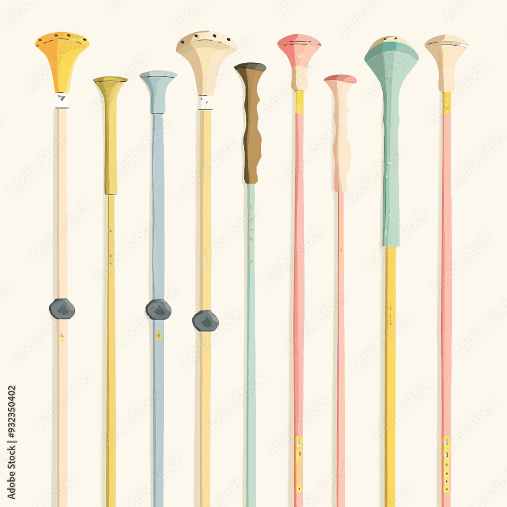 Vector Ski Poles simple and minima Vector Ski Poles simple and minima