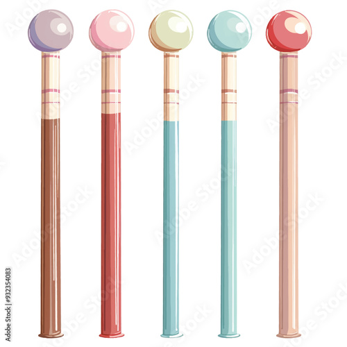 Vector Snooker Cue simple and mini