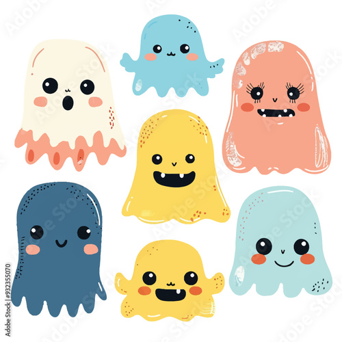 Vector Frightening simple and mini