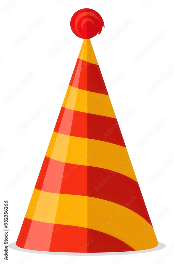 PNG Colorful party hat illustration