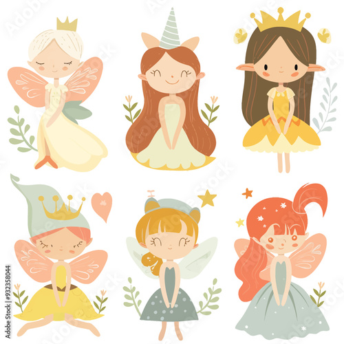 Vector Fairy Tale simple and minim