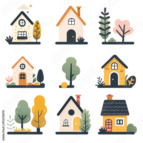 Vector Home Icon simple and minima