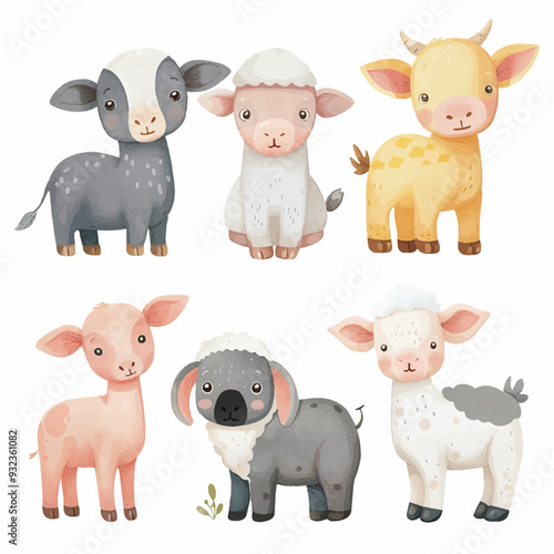 Vector Livestock simple and minima