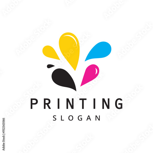 Digital Print Logo Design Template