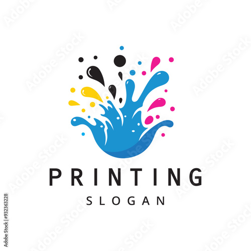 Digital Print Logo Design Template