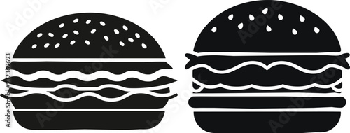 Wallpaper Mural Hamburger Vector icon  Torontodigital.ca
