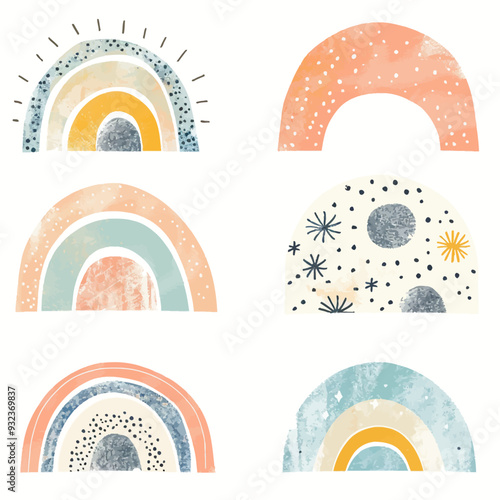 Vector Semicircle simple and minim