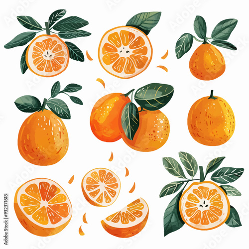 Vector Tangerine simple and minima