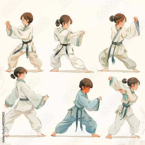 Vector Martial Arts simple and min