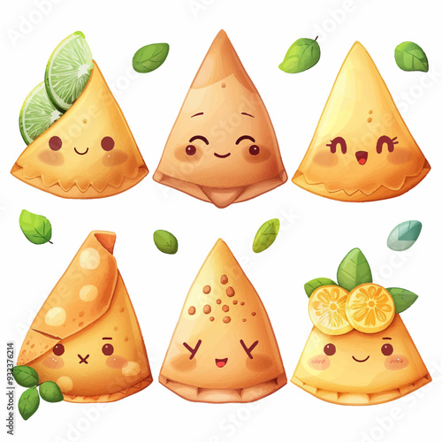 Vector Samosa simple and minimalis