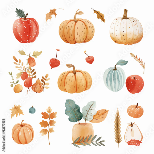 Vector Harvest Festival simple and