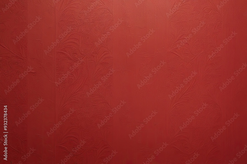 Fototapeta premium Rustic Red Paper Texture for Vintage Wallpaper Design