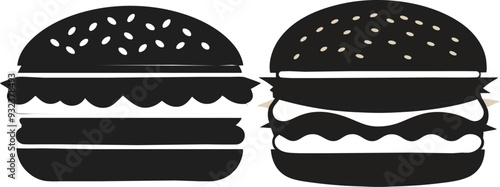 Wallpaper Mural Hamburger Vector icon  Torontodigital.ca