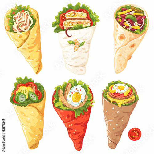 Vector Shawarma simple and minimal