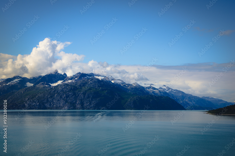 view on the alaskan mountains view on the alaskan mountains