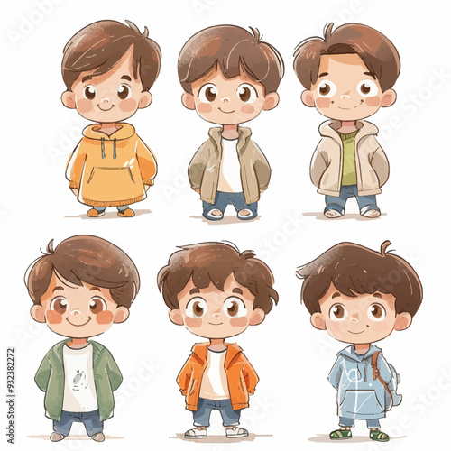 Vector Boy Asking simple and minim
