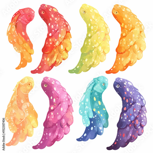 Vector Buffalo Wing simple and min