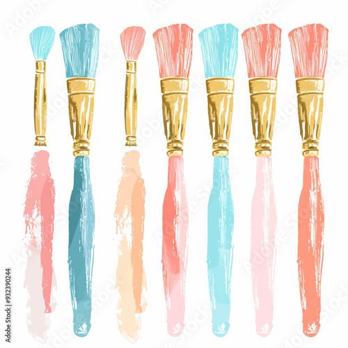 Vector Paintbrush simple and minim